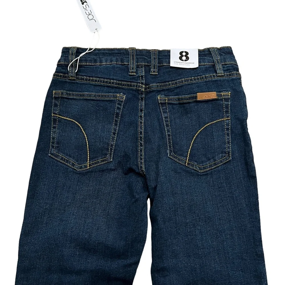 Joe’s Kids Brixton Straight Leg Jeans Stretch Denim Size 8 NWT Classic